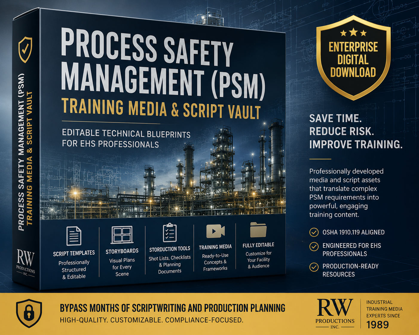 RW Productions Professional Vault OSHA Process Safety Management Edition cover