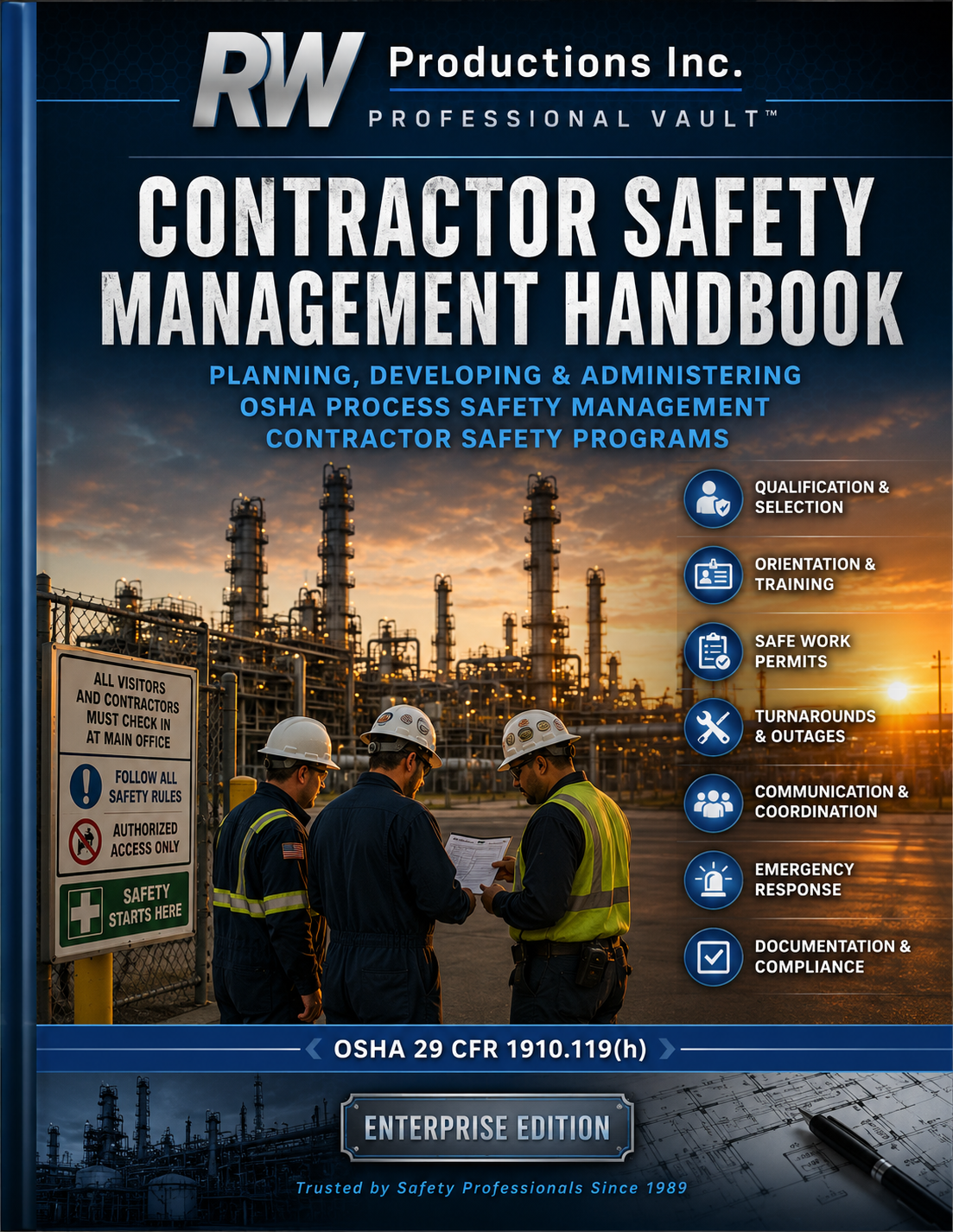 RW Productions Professional Vault Contractor Safety Management Handbook