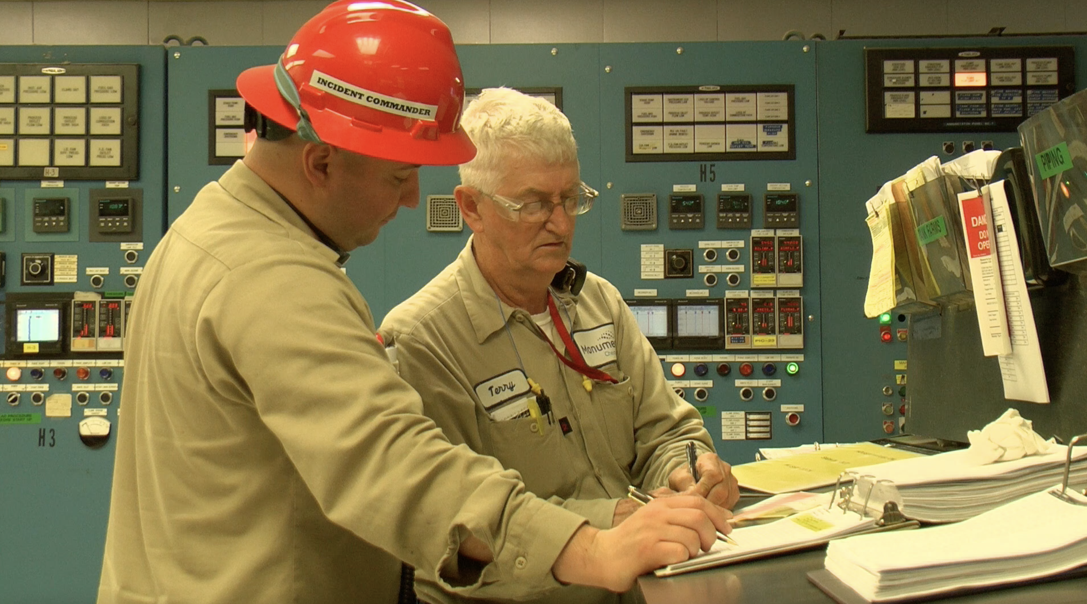 Permit signing and control room safety production